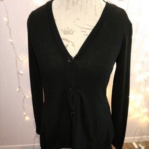 BOGO Black high low cardigan